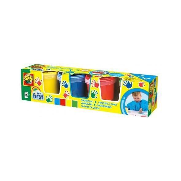 SES Farby do malowania palcami My first - 4 kolory