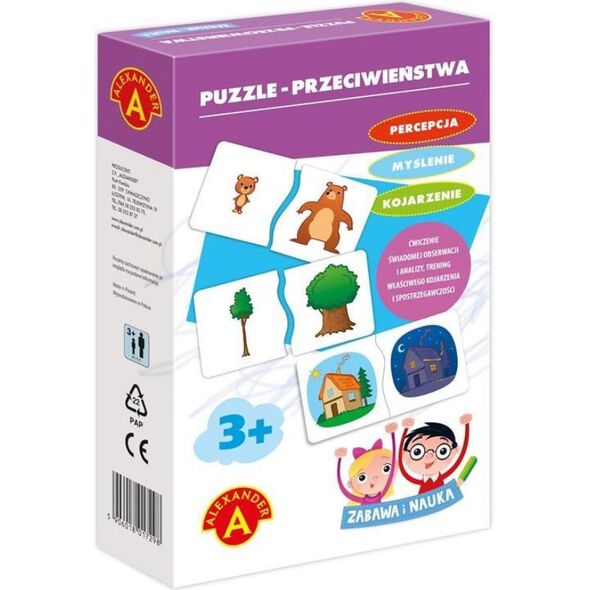 Alexander Puzzle przeciwieństwa - Zabawa i Nauka (1840)