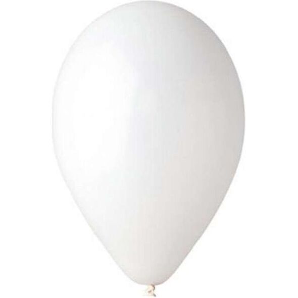 GoDan Balony biaĹ‚e 26cm 100 sztuk