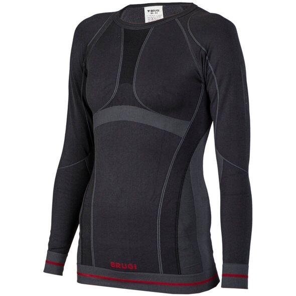 Brugi Koszulka młodzieżowa Seamless czarna r. 38 (1RAE)