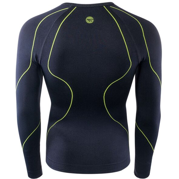 Hi-Tec Koszulka męska Ikar Top black/lime punch r. XL
