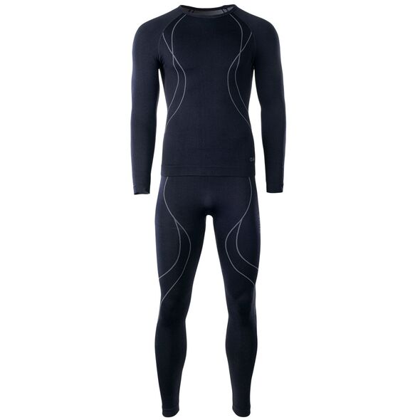 Hi-Tec Komplet bielizny męskiej Ikar Set Black/grey r. M
