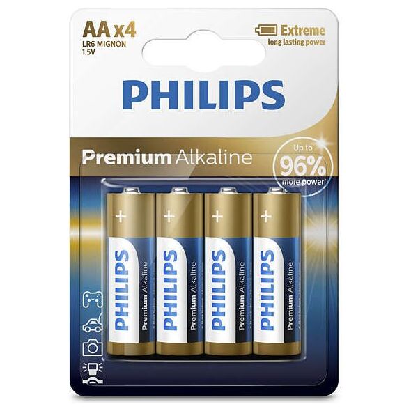 Philips Bateria AA / R6 4 szt.