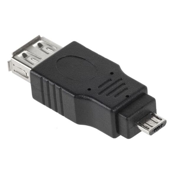 Adapter USB LechPol microUSB - USB Czarny  (ZLA0869)