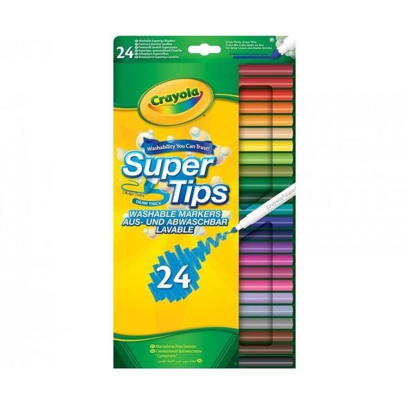 Crayola Flamastry spieralne 24 kolory (268854)