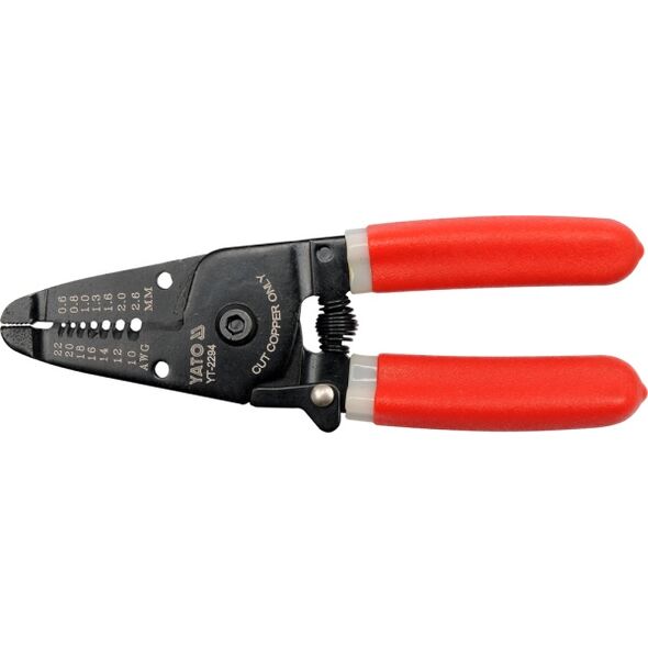 Yato Ściągacz izolacji 165mm 0,64-2,6mm YT-2294