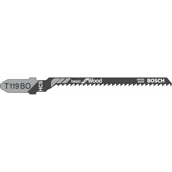 Bosch Brzeszczot do wyrzynarek Basic for Wood 83mm T 119 BO 5szt. 2608630310