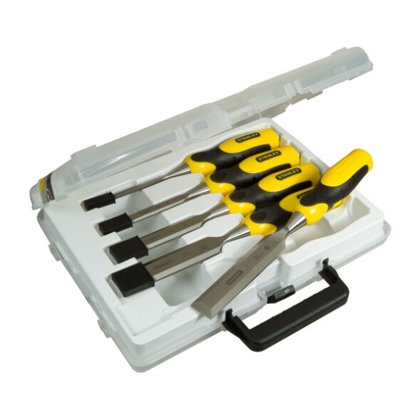 Stanley Dłuta płaskie DynaGrip zestaw walizka 6x12x18x25x32mm 5szt. (16-885)