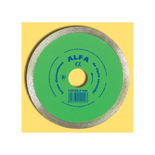 Tarcza diamentowa do glazury 180x25,4mm ALFA 14030