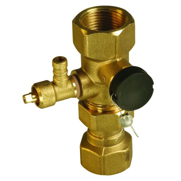 Afriso Szybkozłącze ASK do naczynia wzbiorczego z zaworem rewizyjnym 2x3/4" GW - 77924