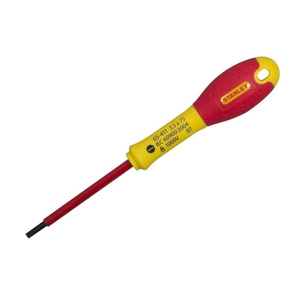 Stanley Wkrętak elektryczny VDE płaski 3,5x75mm (65-411)