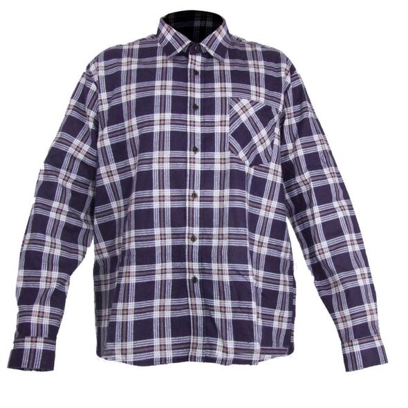 Lahti Pro Koszula flanelowa w kratę granatowa rozmiar XXL LPKF22XL