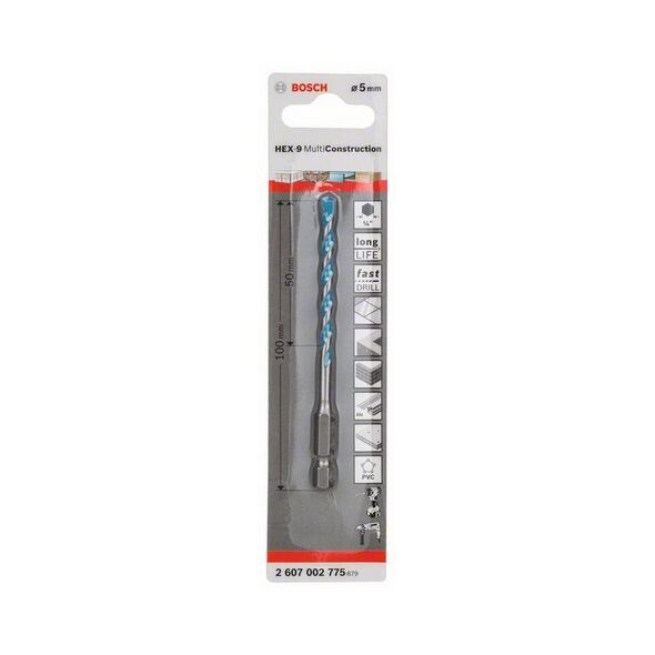 Wiertło Bosch do betonu sześciokątne 5mm  (BV-2607002775)