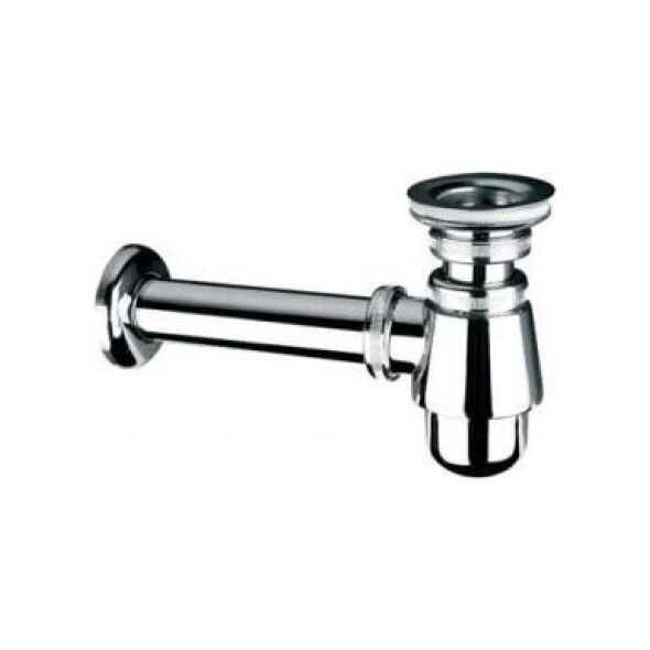 Syfon McAlpine butelkowy 5/4" DN32 niski chrom (220+255CB)