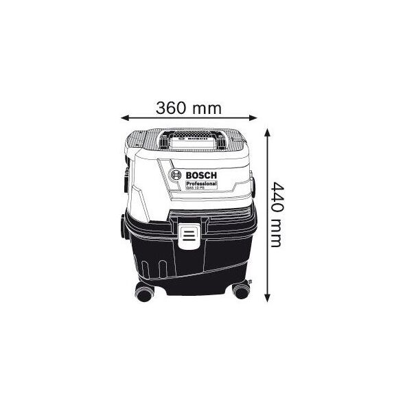 Odkurzacz przemysłowy Bosch GAS 15 PS (B6019E5100)