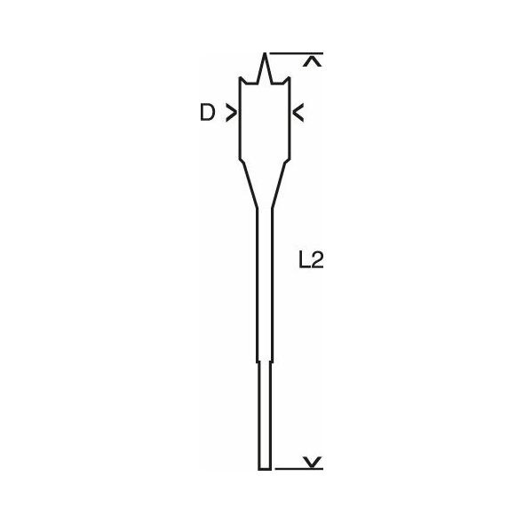 Wiertło Bosch łopatkowe 19mm (B 2608595490)