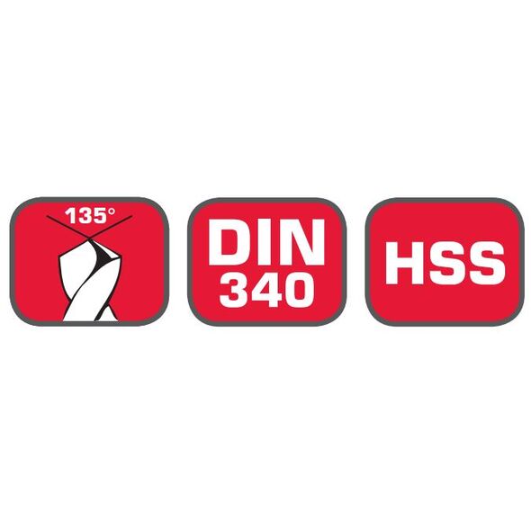 Wiertło Pro-Line do metalu HSS walcowe 2,1mm 10szt. (77421)