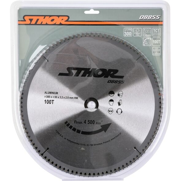 Sthor Piła tarczowa z węglikiem do aluminium 300x30 z100 (08855)