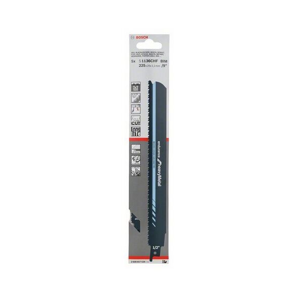 Bosch Brzeszczot do metalu do piły szablastej S 1136 CHF 5szt. (2608657526)