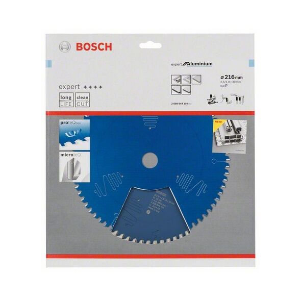 Bosch Tarcza pilarska Expert for Aluminium 216 x 30mm 64 zęby (2608644110)