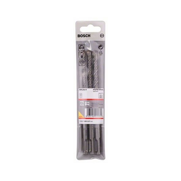 Wiertło Bosch do betonu SDS+ 6 10 8mm zestaw (1617000117)