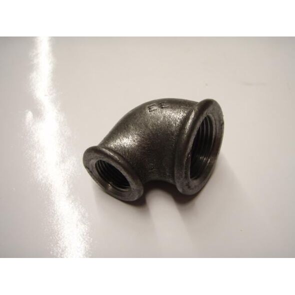 Opal Kolano redukcyjne A1 nakrętne 1x1/2" czarne - B90R 25X15