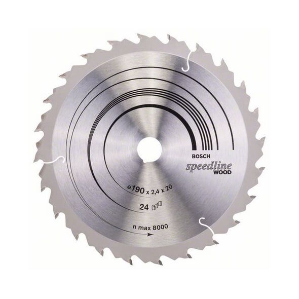 Bosch Tarcza pilarska SPEEDLINE WOOD 190x2,4x20mm 24Z 2 608 640 799