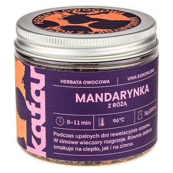 Kafar - Mandarynka z Różą - Herbata sypana 50g