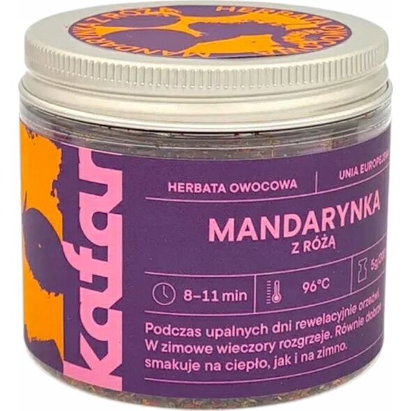 Kafar - Mandarynka z Różą - Herbata sypana 50g