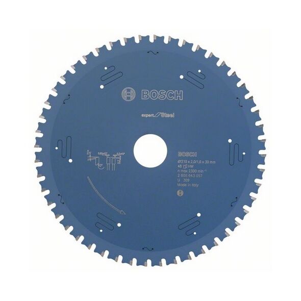Bosch Tarcza pilarska Expert for steel 210 x 30mm 48 zębów (2608643057)