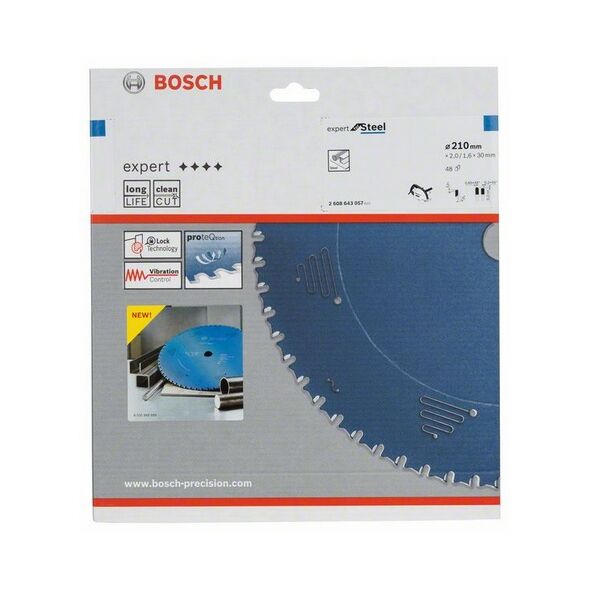 Bosch Tarcza pilarska Expert for steel 210 x 30mm 48 zębów (2608643057)