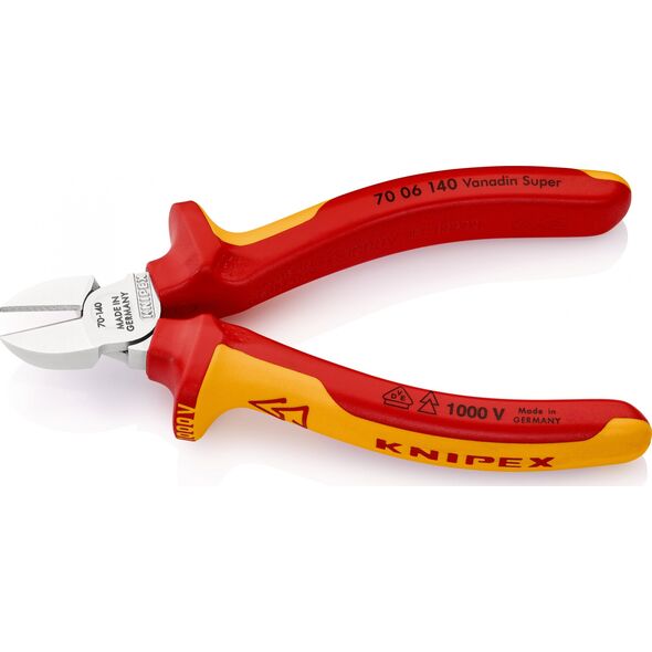Knipex Szczypce tnące boczne 140mm izolowane (70 06 140)