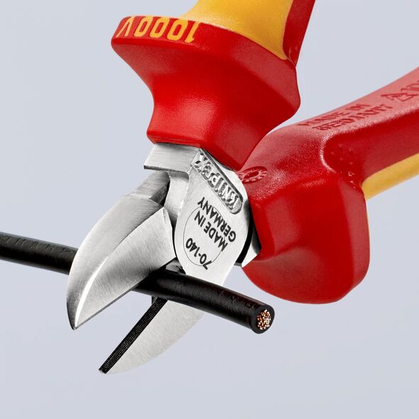 Knipex Szczypce tnące boczne 140mm izolowane (70 06 140)