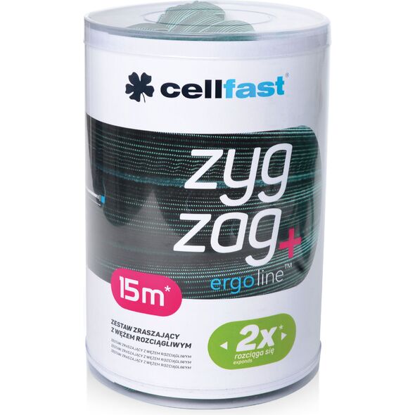 Cellfast Zestaw zraszający z wężem rozciągliwym 7,5 - 15m (19-041)