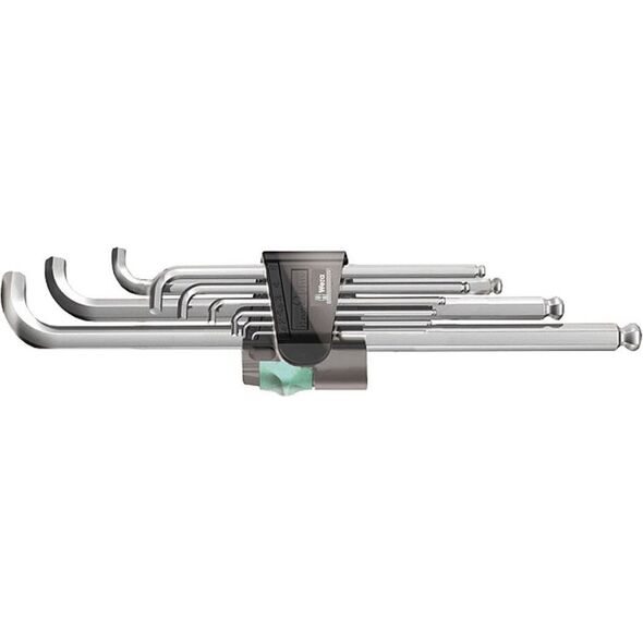 Wera Zestaw kluczy imbusowych hex typ L 1,5-10mm z kulką 9szt. (073594)