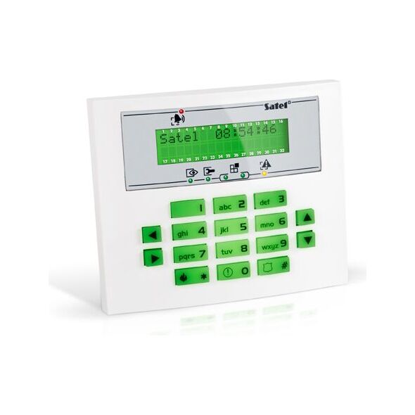 Satel Manipulator LCD zielone podświetlenie INTEGRA (INT-KLCDS-GR)