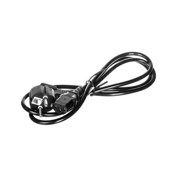 Kabel zasilający Goobay Przewód zasilający Schuko type F CEE 7/7 IEC C13 5m czarny (51320)