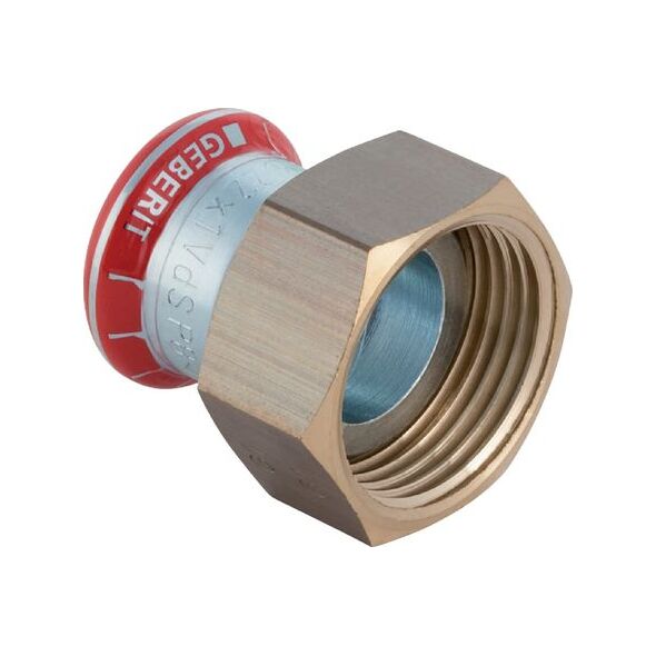 Geberit Śrubunek Mapress C-Stahl przejściowy do zaworów GW 18mm x 3/4" (25033)