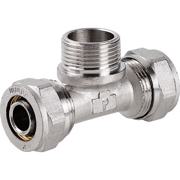 Perfexim Trójnik skręcany 708 20mm x GZ 1/2" x 20mm (61-008-2015-000)