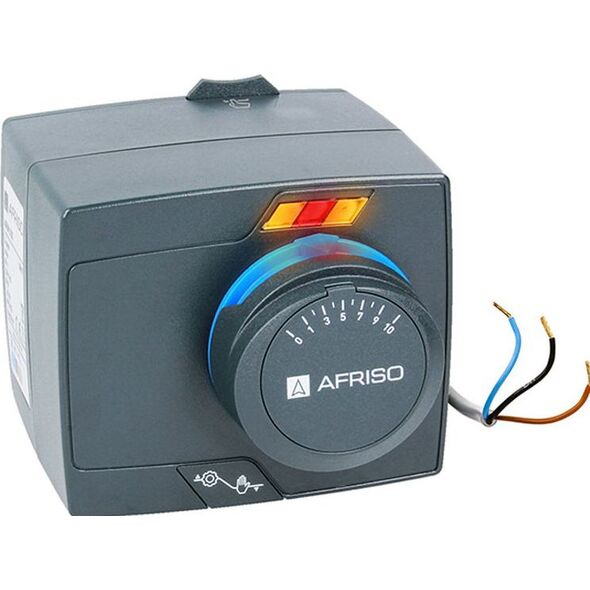 Afriso Zestaw regulacyjny ProClick: 4-drogowy obrotowy zawór mieszający ARV 486 ProClick, DN40, Rp1 1/2", Kvs 25 + siłownik elektryczny ARM 343 ProClick (1348644)