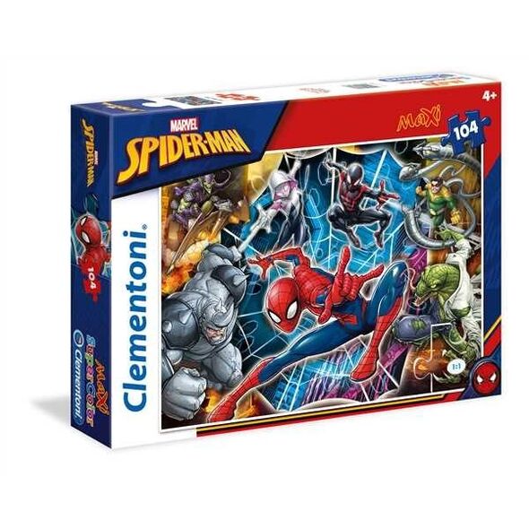Clementoni Puzzle, 104 elementy Maxi - Spiderman (GXP-633685)