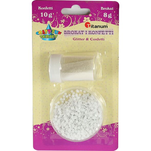 Titanum Zestaw Dekoracyjny 18g Biały