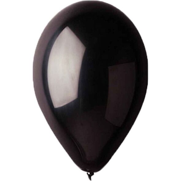 SDM Balon metalizowany czarny nr 65 100 sztuk