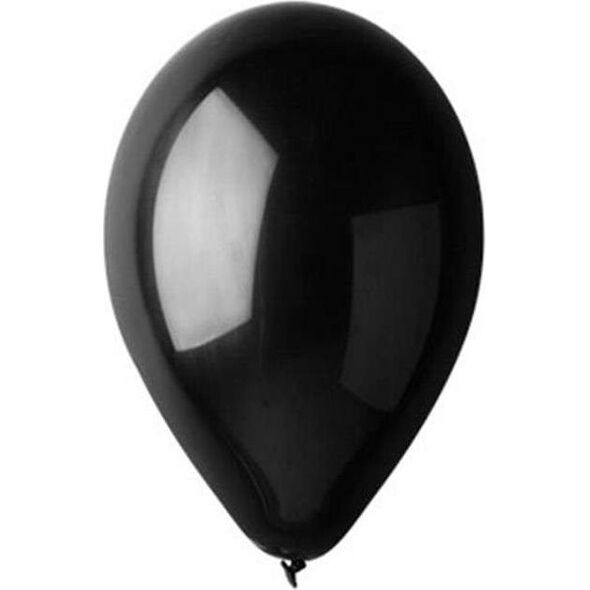 SDM Balon pastelowy czarny nr 09, 100 sztuk (SDMX0322)