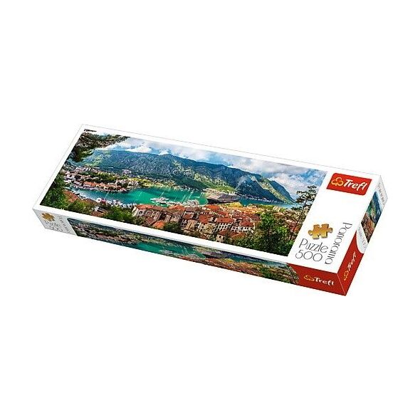 Trefl Puzzle 500 elementów Panorama - Kotor, Czarnogóra (GXP-645442)