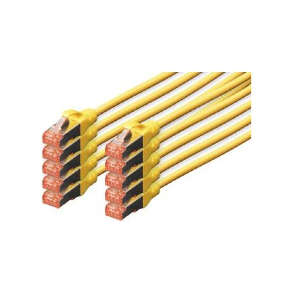 Digitus Patchcord CAT6, S-FTP, 5m, 10 sztuk (DK-1644-050-Y-10)