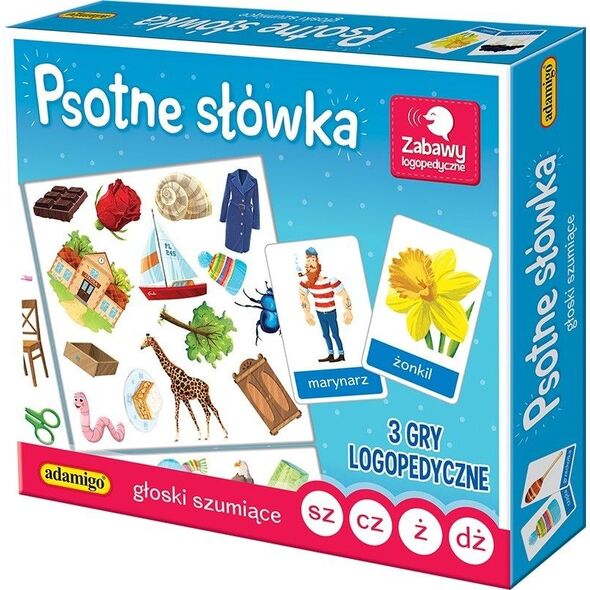 Adamigo Gra Psotne słówka - Głoski szumiące