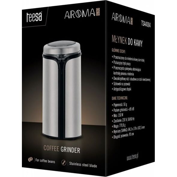 Młynek do kawy Teesa Młynek do kawy Aroma G30-TSA4004