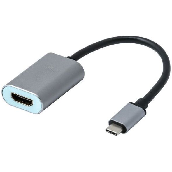 Adapter USB I-TEC USB-C - HDMI Srebrny  (C31METALHDMI60HZ)