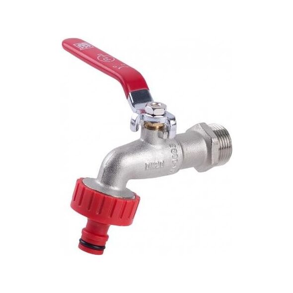 Perfexim Zawór czerpalny 1/2" żeliwny ocynkowany z szybkozłączką do węża 3099 G1/2 PN10 DN15 8/32 (F301-009-0150-005)